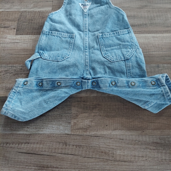 Vintage 80s OshKosh Baby B'gosh Denim Overalls 6-12 Months - Picture 6 of 10